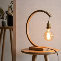 Tom Raffield Hanter Table Lamp on Table