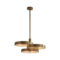 Bert Frank Triarc Pendant Antique Brass Opal