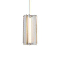 J. Adams & Co Apex LED Pendant Light Satin Brass
