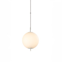 J.Adams & Co Nova Pendant Globe - Satin Nickel