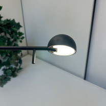 Matte Black Vibia 1655 LED Table Lamp - Lamp Head