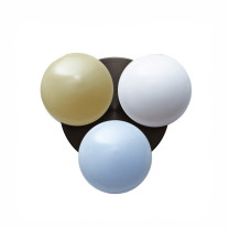 SkLO Dot 3x Wall/Ceiling Light - White/ Oyster/ Light Beige/ Dark Oxidised