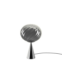 Tom Dixon Whirl Cone Fat Table Silver/Black LED Off