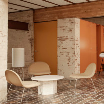 Gubi Pedrera Floor PD2 Lamp Lifestyle Seating