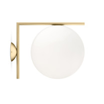 Flos IC Ceiling/Wall Light C/W2 Brass