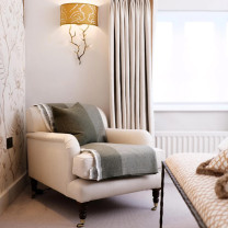 Porta Romana Trailing Blossom Wall Light in Sitting Room