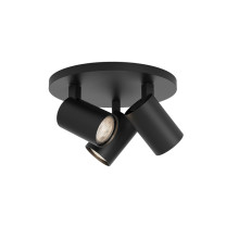 Astro Ascoli Triple Round Ceiling Light Matt Black