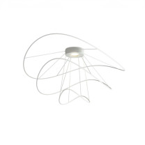 Axolight Hoops LED Ceiling Light 3 Rings - White