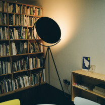 Black Flos Superloon LED Floor Lamp