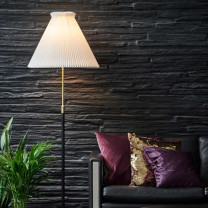 Le Klint 351 Floor Lamp beside sofa