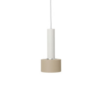 Ferm Living Collect High Socket Pendant Disc White Cashmere