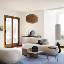 Ferm Living Braided Belly Pendant in Living Room