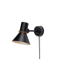 Anglepoise Type 80 W1 Wall Lamp Matte Black - Cable & Plug