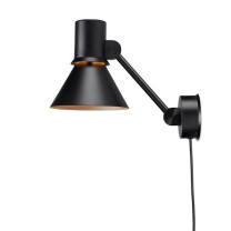 Anglepoise Type 80 W2 Wall Lamp Matt Black Cable and Plug