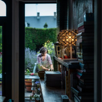 Grey Foscarini Caboche Plus LED Table Lamp