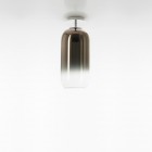 Artemide Gople Mini Ceiling Light Bronze Shade / Silver Base