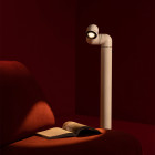 Santa & Cole Tatu Pie LED Floor Lamp White
