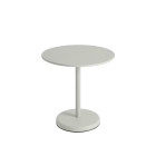 Muuto Linear Steel Café Table Round Grey