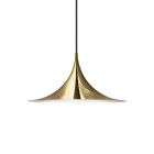Gubi Semi Metallic Pendant Light 60 Brass
