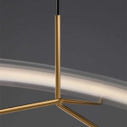 Gold Vibia Halo Jewel LED Suspension