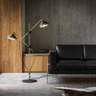 Black Bert Frank Shear Floor Lamp