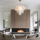 Medium Brass CTO Lighting Nimbus Chandelier