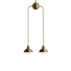 Bert Frank Eos Pendant Drop 2 Long Antique Brass