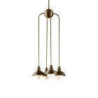 Bert Frank Eos Pendant Drop 4 Long Antique Brass