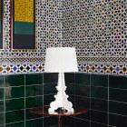Kartell Bourgie Mat Table Lamp Lifestyle Side Table