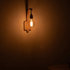 Tom Raffield Hanter Wall Light Illuminated