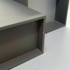 Black Grey Vibia Structural 2602 LED Wall Light