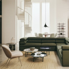 Gubi Grashoppa Canvas Table Lamp Lifestyle Lounge 2