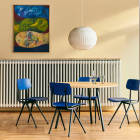 HAY Nelson Angled Sphere Bubble Pendant Light Lifestyle Table 2