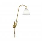 Bestlite BL6 Wall Light Bone China Shade/Brass Base