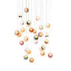 Bocci 28 Series Chandelier - 28.28 with Coloured Glass