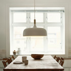 Northern Acorn Pendant White in kitchen