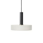 Ferm Living Collect High Socket Pendant Record Black White