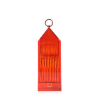 Kartell Lantern LED Portable Table Lamp Red