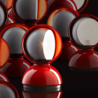 Red Artemide Eclisse Table Lamp