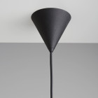 Case Core Pendant Black Ceiling Rose