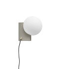 &Tradition Journey SHY1 LED Table Wall Lamp Silk Grey Wall Mounted