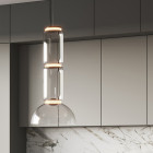 Flos Noctambule Low Cylinder and Bowl LED Pendant