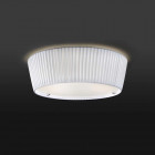 Bover Plafonet Ceiling Light (White Cotton Shade) 