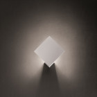 Lodes Puzzle Square LED Wall/Ceiling White on Black Background