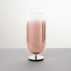 Artemide Gople Table Lamp Copper with Silver Base