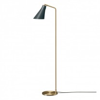 RUBN Miller Floor Lamp Slate Grey Brass