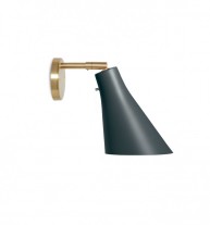 RUBN Miller Wall Light Slate Grey Brass