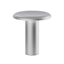 Artemide Takku LED Portable Table Lamp Anodized Grey