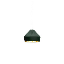 Marset Pleat Box 24 Pendant Green/Gold