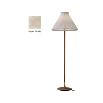 Le Klint 328 Floor Lamp Smoked Oak Paper Shade